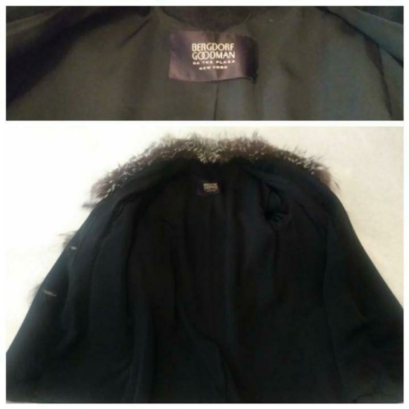 SOLD💖 Bergdorf Goodman New York Plaza Fur collar - Picture 11 of 12